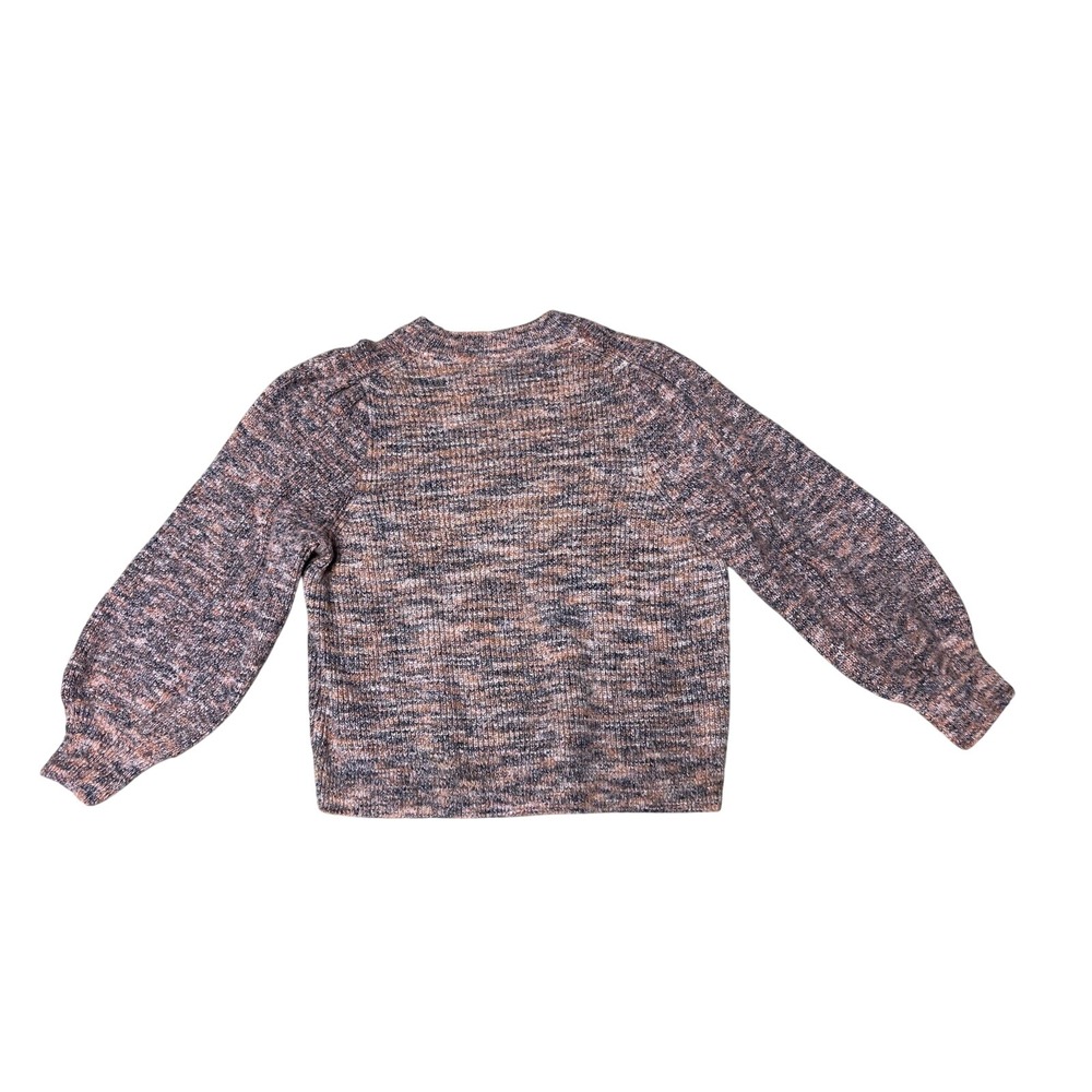 Madewell Space Dyed Eaton Puff Sleeve Pullover Sweater Women's XL